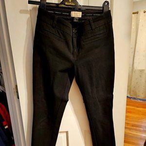 Anthropologie essential SLIM pant, size 2 black